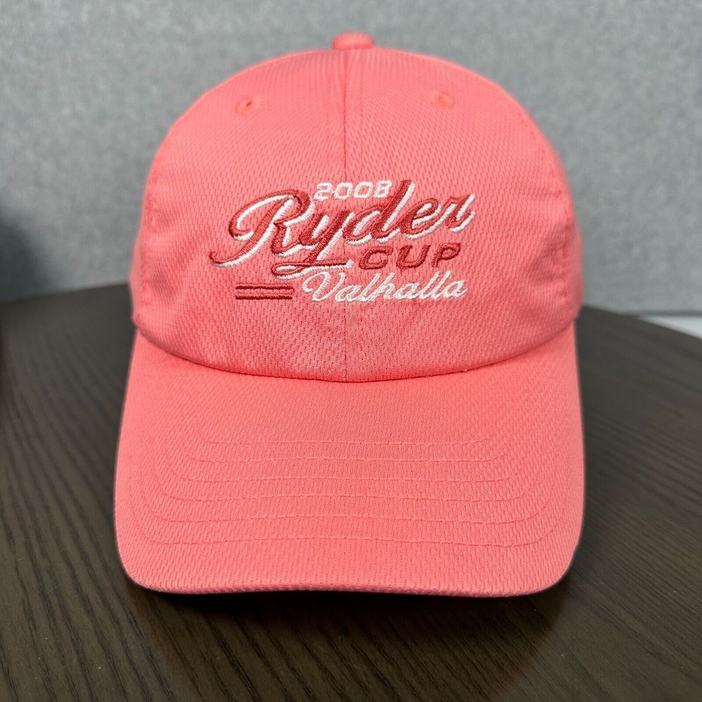 2008 Valhalla Golf Course Baseball Hat Imperial Cap One Size Peach Polyester‎